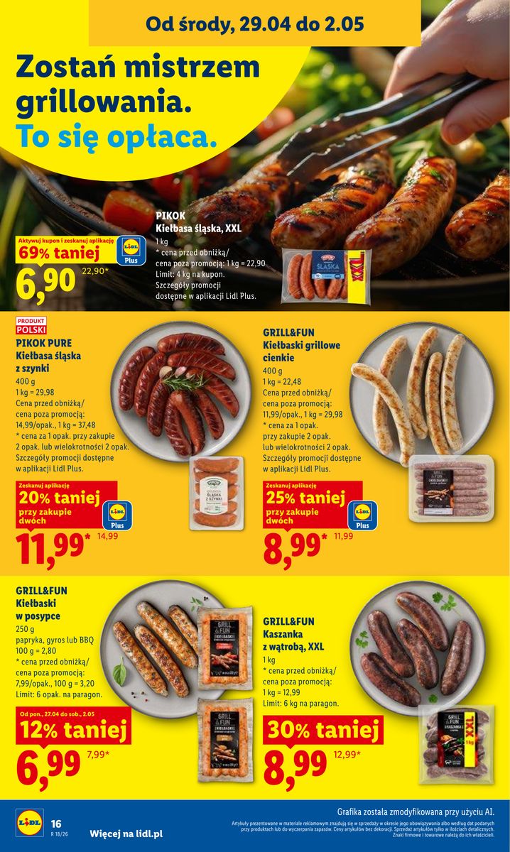 Lidl gazetka promocyjna 29.04-02.05.2026 — strona 16 z 107