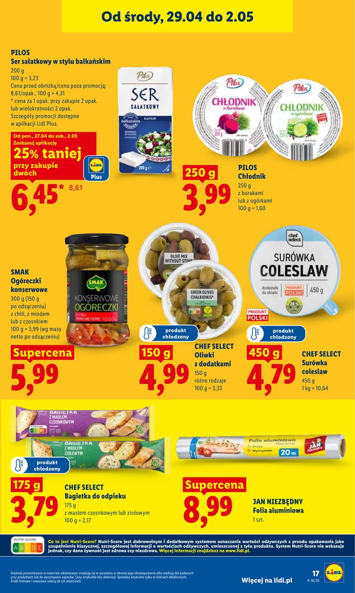 Lidl gazetka promocyjna 29.04-02.05.2026 — strona 17 z 107