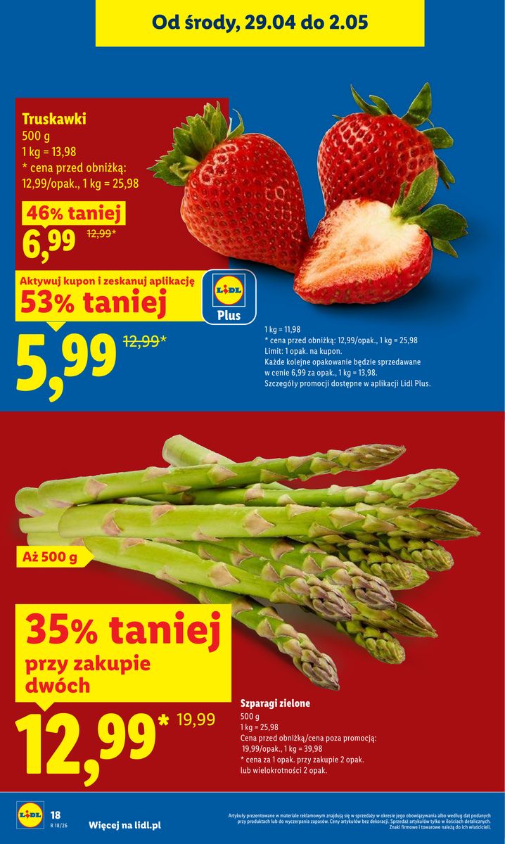 Lidl gazetka promocyjna 29.04-02.05.2026 — strona 18 z 107