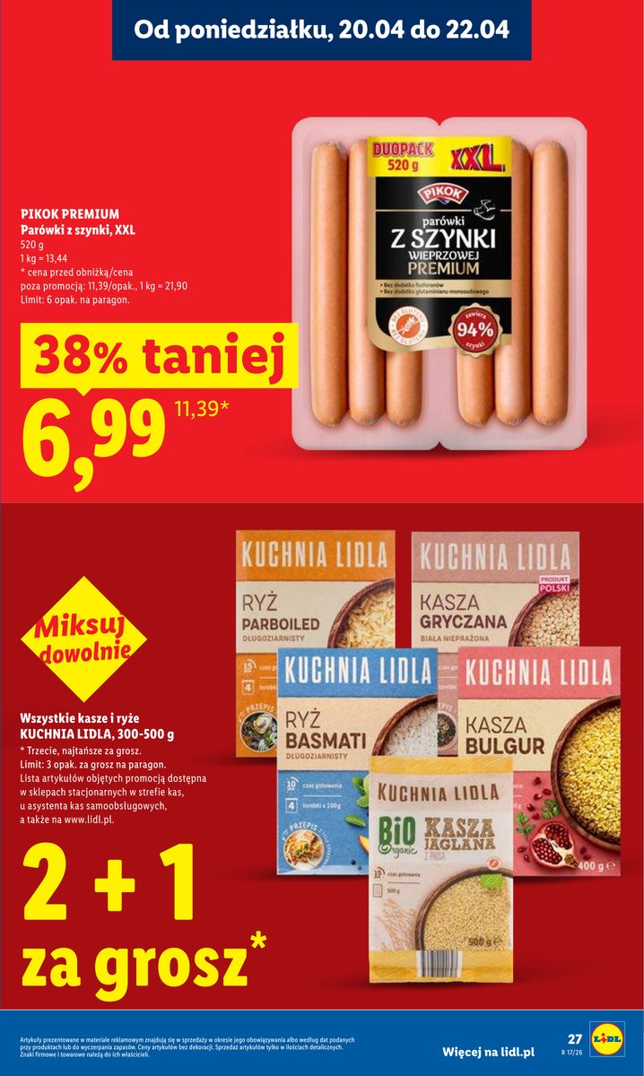 Lidl gazetka promocyjna 20.04-22.04.2026 — strona 27 z 94
