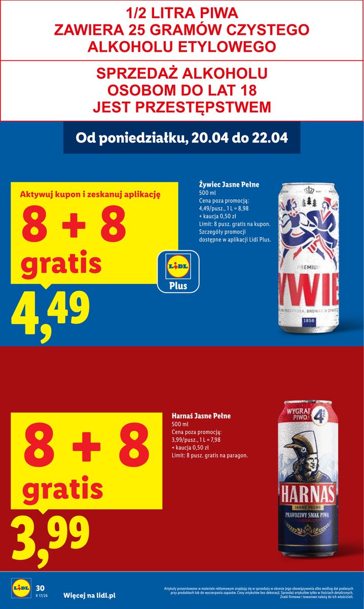 Lidl gazetka promocyjna 20.04-22.04.2026 — strona 30 z 94