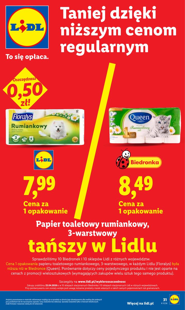 Lidl gazetka promocyjna 29.04-02.05.2026 — strona 31 z 107