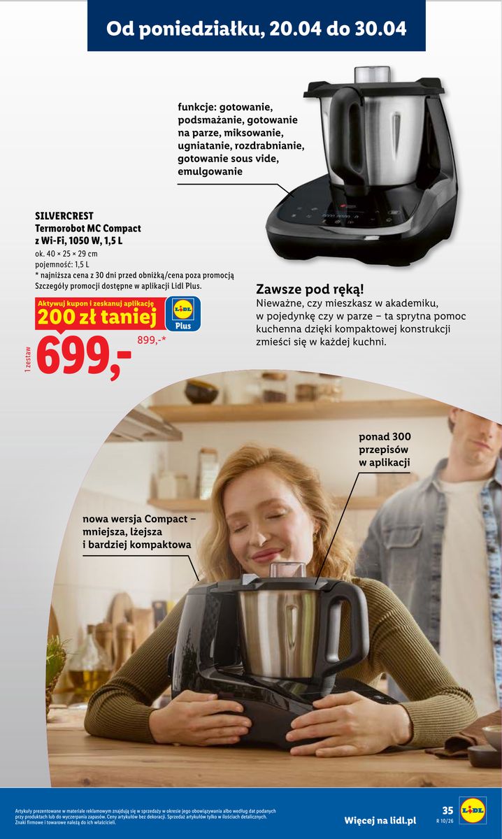 Lidl gazetka promocyjna 20.04-22.04.2026 — strona 35 z 94