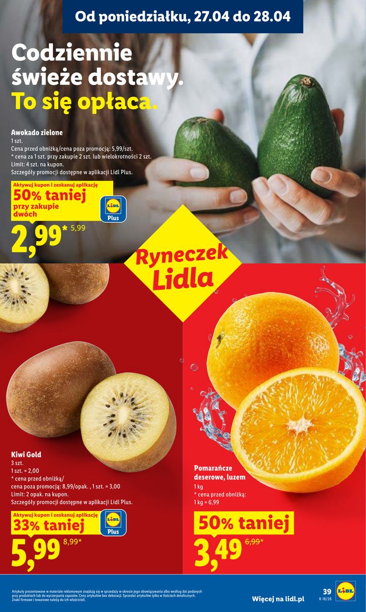 Lidl gazetka promocyjna 27.04-28.04.2026 — strona 39 z 97