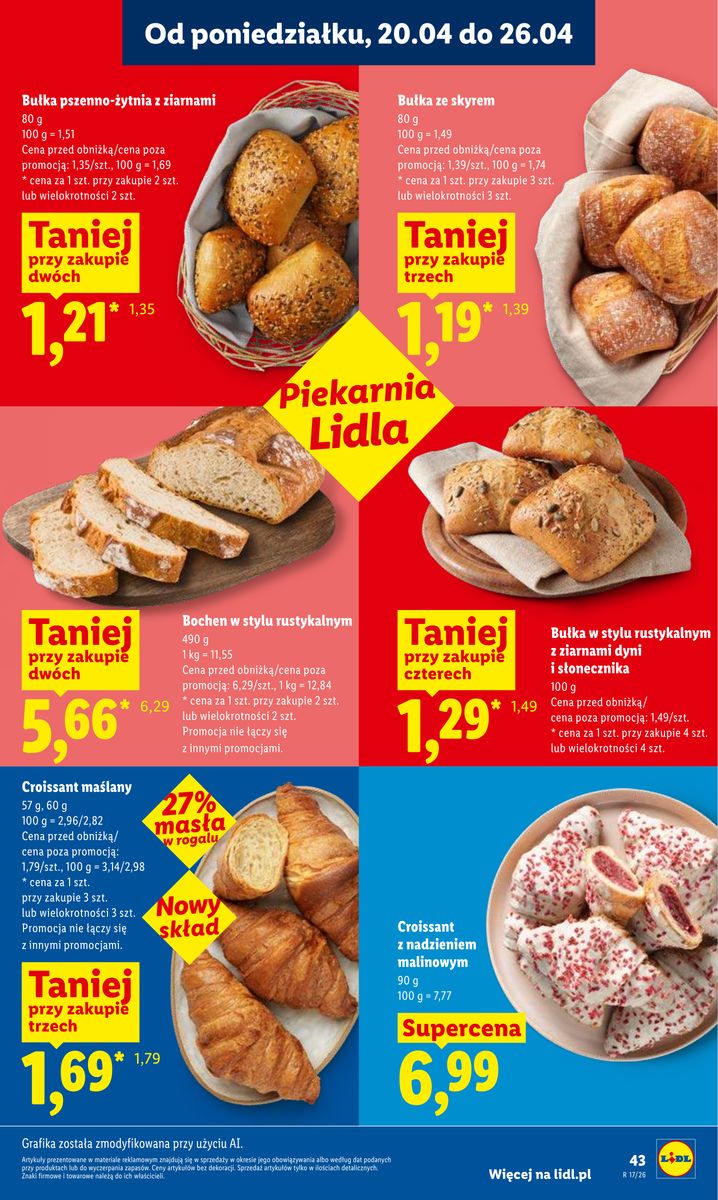 Lidl gazetka promocyjna 20.04-22.04.2026 — strona 43 z 94
