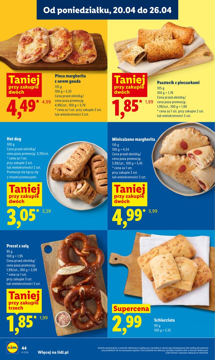 Lidl gazetka promocyjna 20.04-22.04.2026 — strona 44 z 94