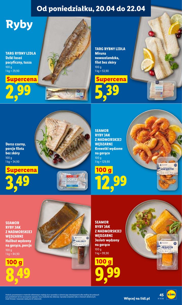 Lidl gazetka promocyjna 20.04-22.04.2026 — strona 45 z 94
