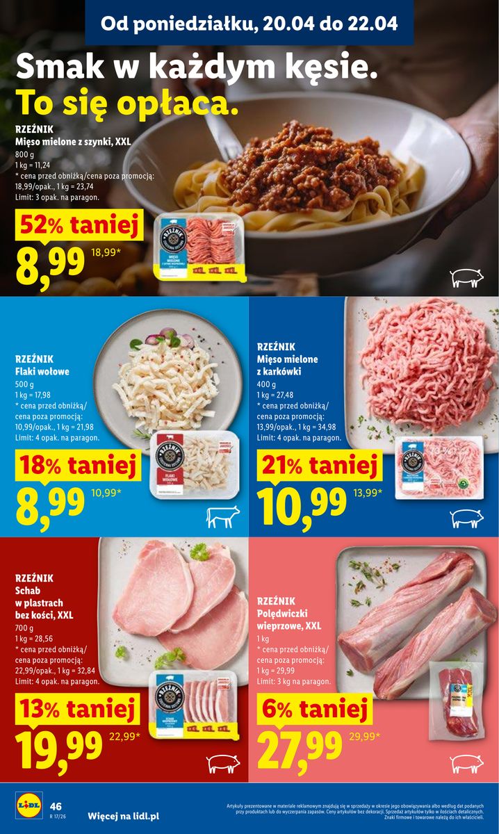 Lidl gazetka promocyjna 20.04-22.04.2026 — strona 46 z 94