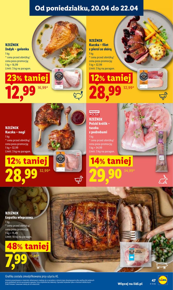 Lidl gazetka promocyjna 20.04-22.04.2026 — strona 47 z 94