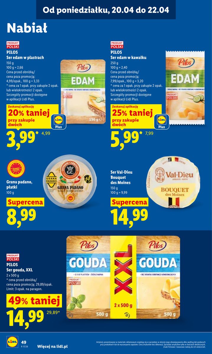 Lidl gazetka promocyjna 20.04-22.04.2026 — strona 50 z 94