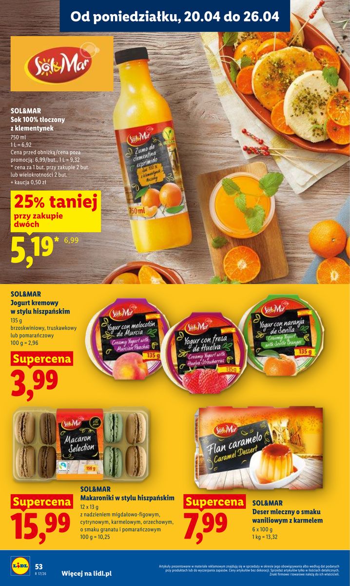 Lidl gazetka promocyjna 20.04-22.04.2026 — strona 54 z 94