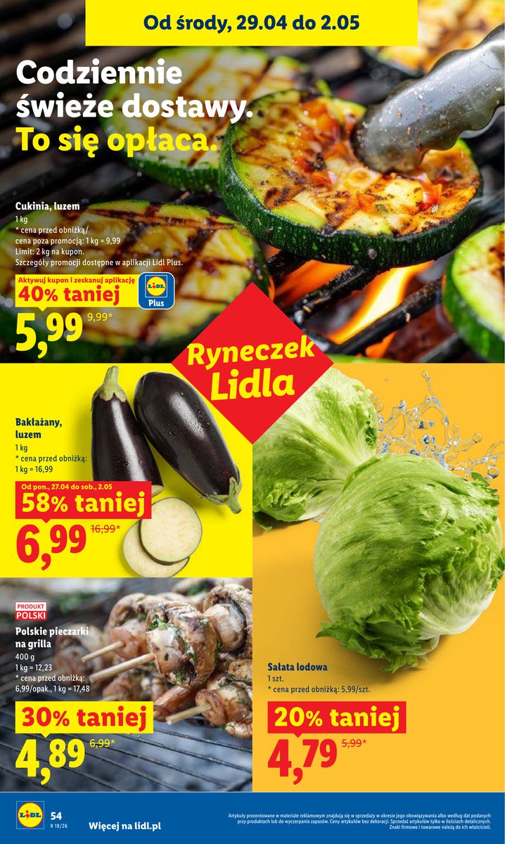 Lidl gazetka promocyjna 29.04-02.05.2026 — strona 54 z 107