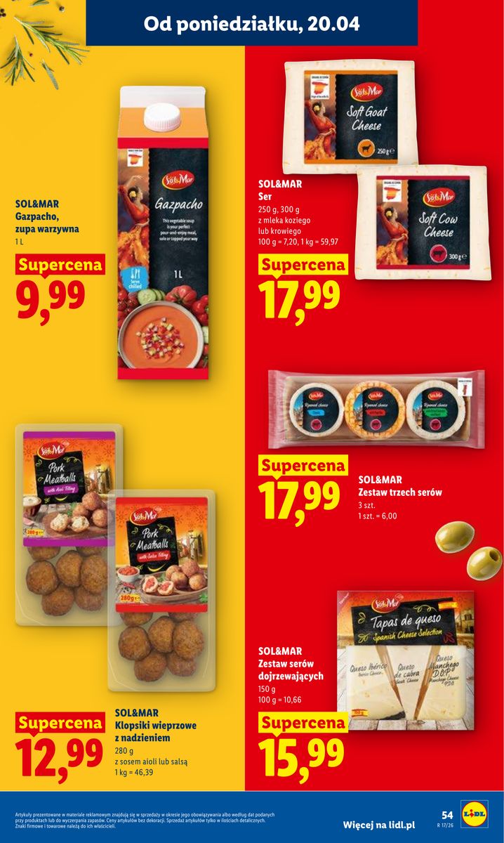 Lidl gazetka promocyjna 20.04-22.04.2026 — strona 55 z 94
