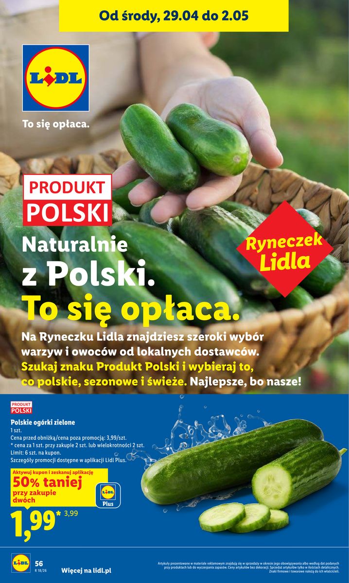 Lidl gazetka promocyjna 29.04-02.05.2026 — strona 56 z 107