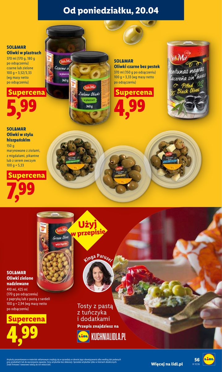 Lidl gazetka promocyjna 20.04-22.04.2026 — strona 57 z 94