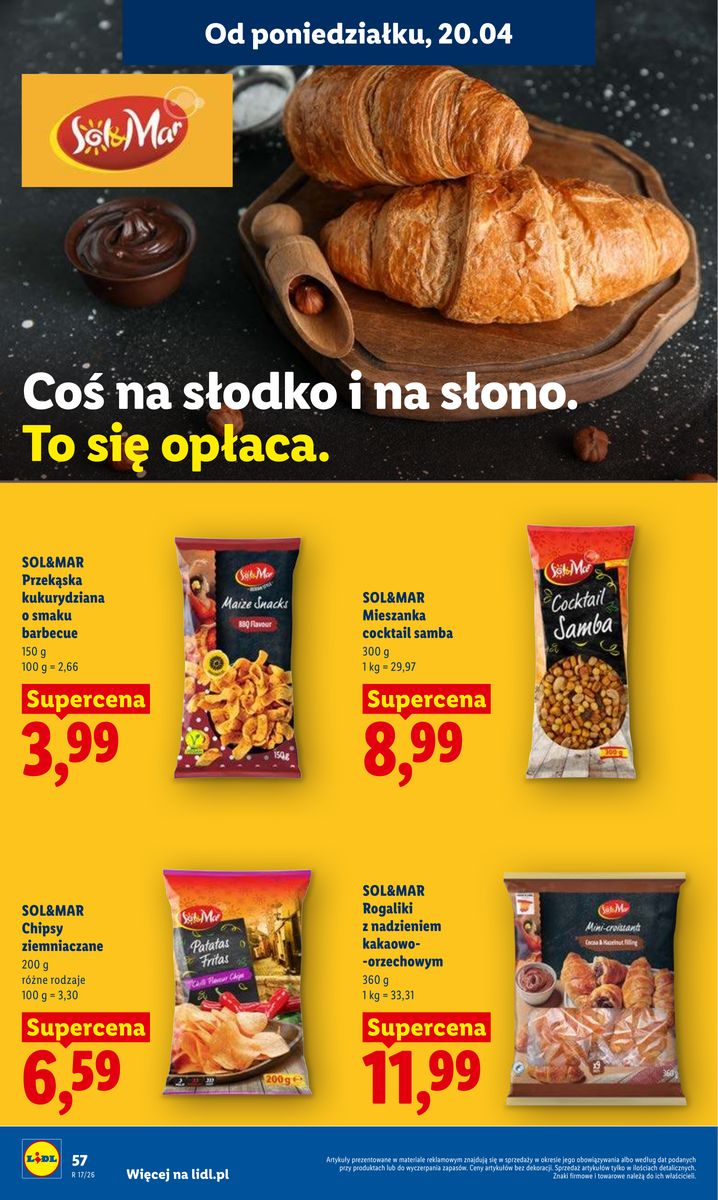 Lidl gazetka promocyjna 20.04-22.04.2026 — strona 58 z 94