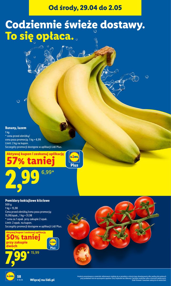Lidl gazetka promocyjna 29.04-02.05.2026 — strona 58 z 107