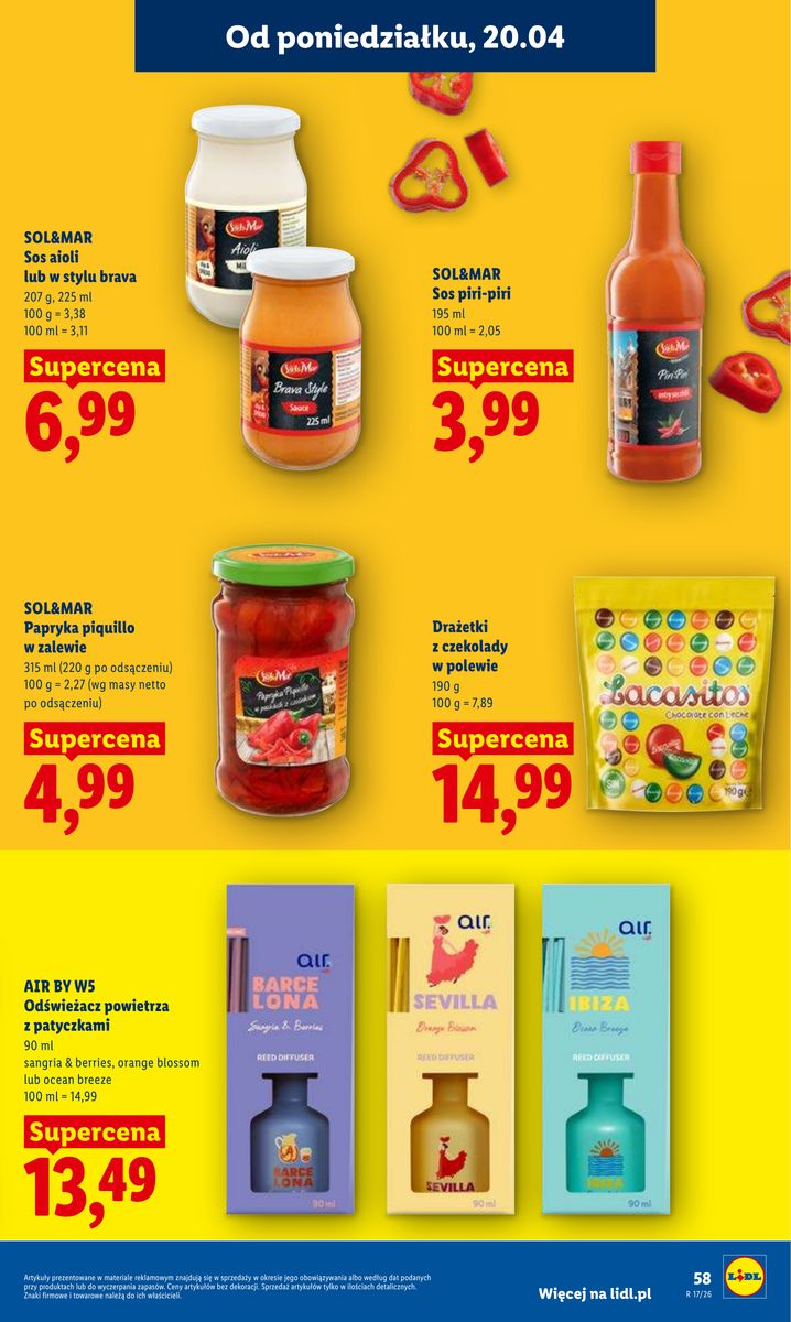 Lidl gazetka promocyjna 20.04-22.04.2026 — strona 59 z 94