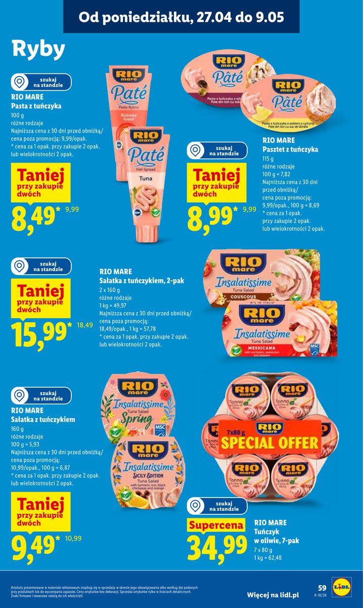 Lidl gazetka promocyjna 27.04-28.04.2026 — strona 59 z 97