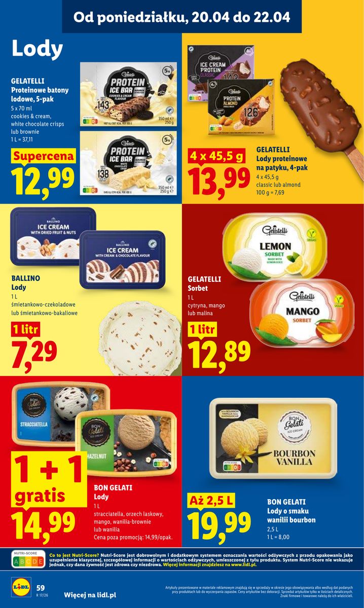 Lidl gazetka promocyjna 20.04-22.04.2026 — strona 60 z 94