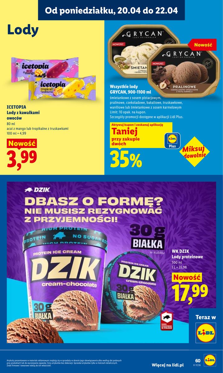 Lidl gazetka promocyjna 20.04-22.04.2026 — strona 61 z 94