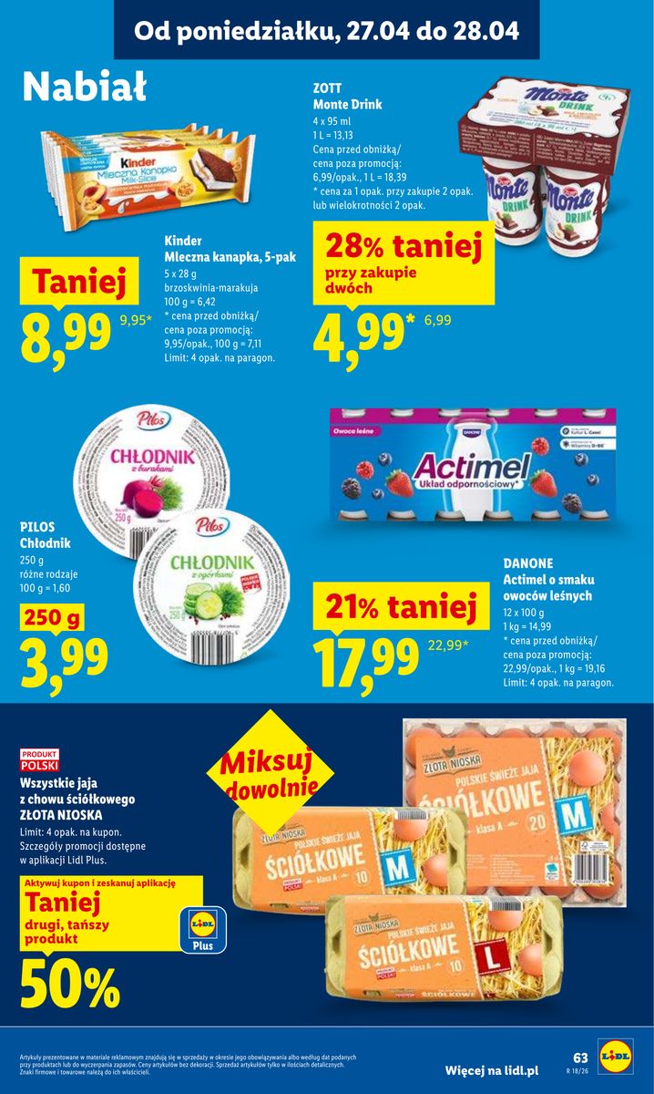 Lidl gazetka promocyjna 27.04-28.04.2026 — strona 63 z 97