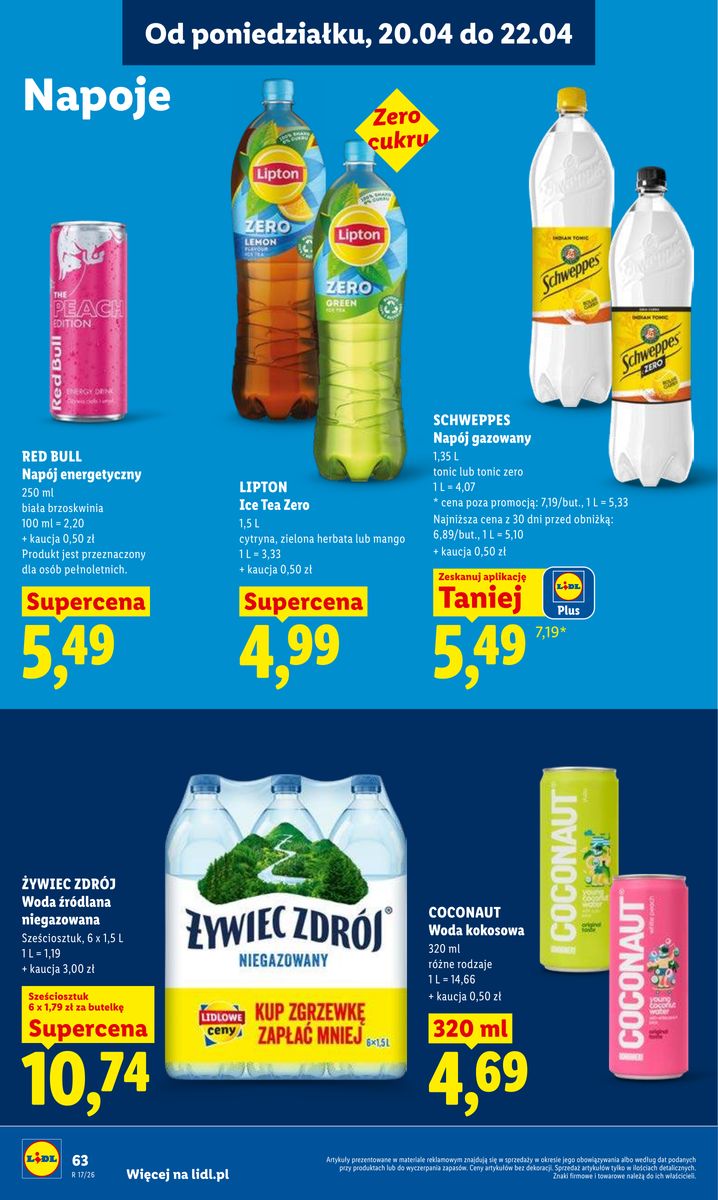 Lidl gazetka promocyjna 20.04-22.04.2026 — strona 66 z 94