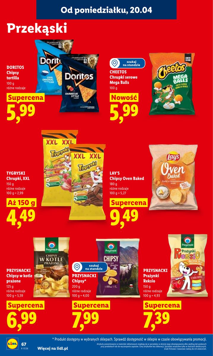 Lidl gazetka promocyjna 20.04-22.04.2026 — strona 70 z 94