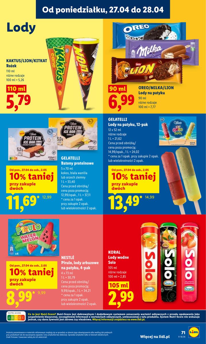 Lidl gazetka promocyjna 27.04-28.04.2026 — strona 71 z 97