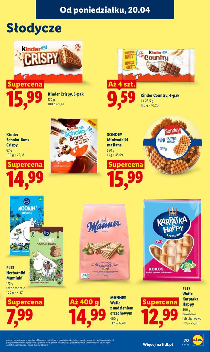 Lidl gazetka promocyjna 20.04-22.04.2026 — strona 73 z 94