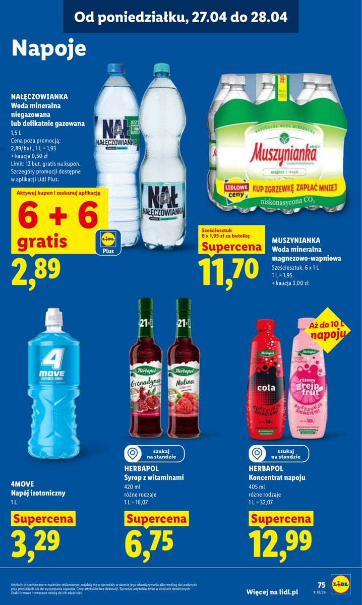 Lidl gazetka promocyjna 27.04-28.04.2026 — strona 75 z 97
