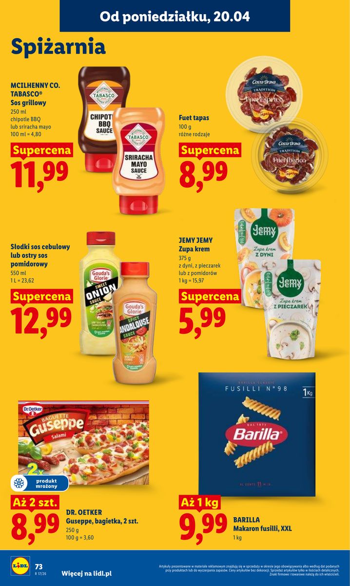 Lidl gazetka promocyjna 20.04-22.04.2026 — strona 76 z 94
