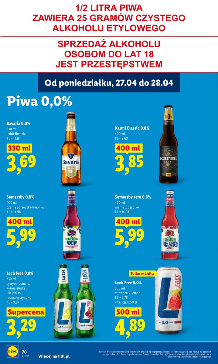 Lidl gazetka promocyjna 27.04-28.04.2026 — strona 78 z 97