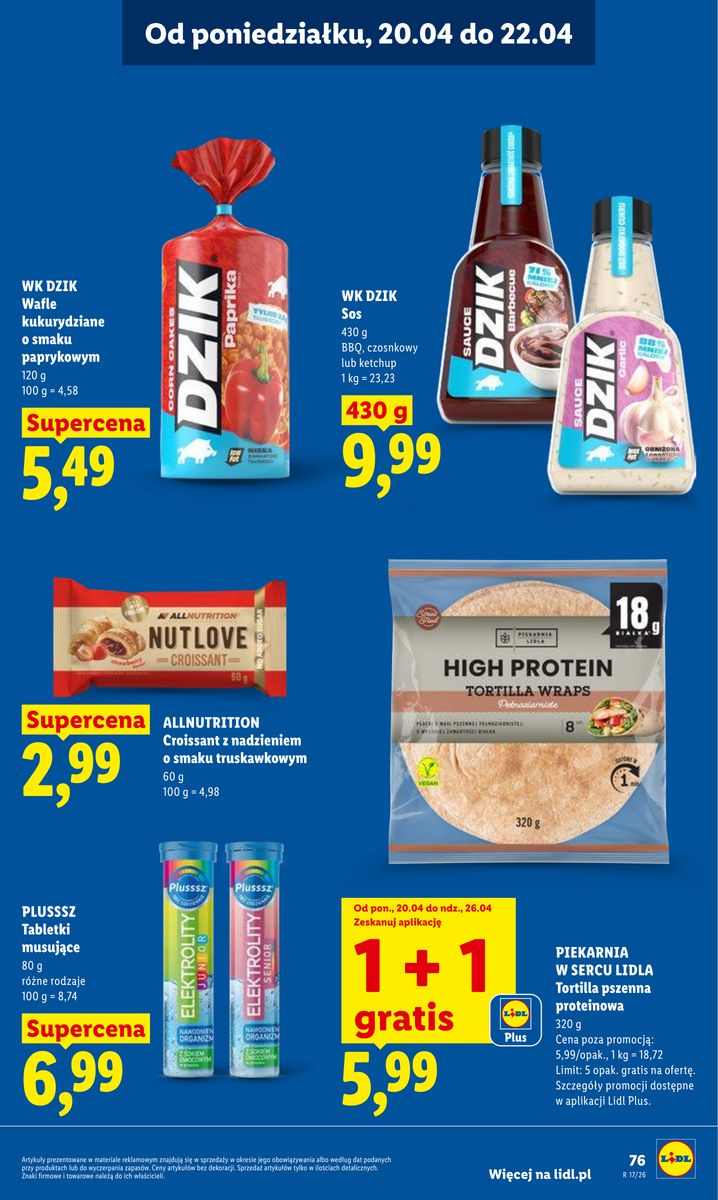 Lidl gazetka promocyjna 20.04-22.04.2026 — strona 79 z 94