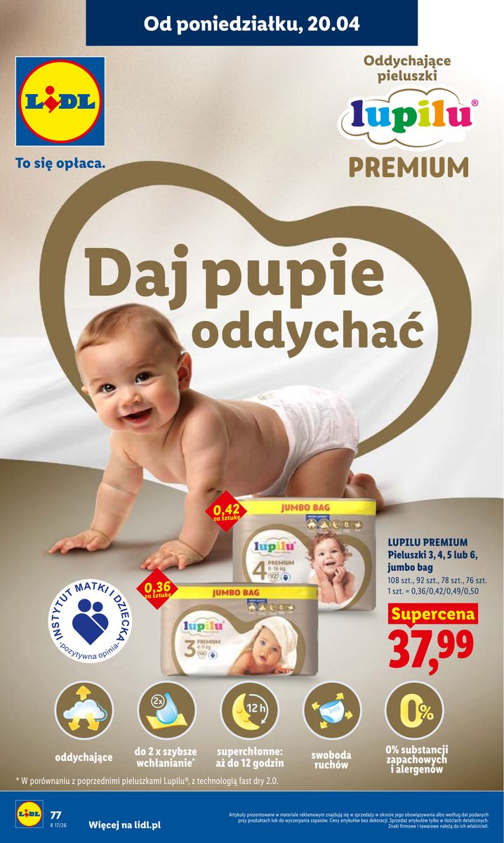Lidl gazetka promocyjna 20.04-22.04.2026 — strona 80 z 94