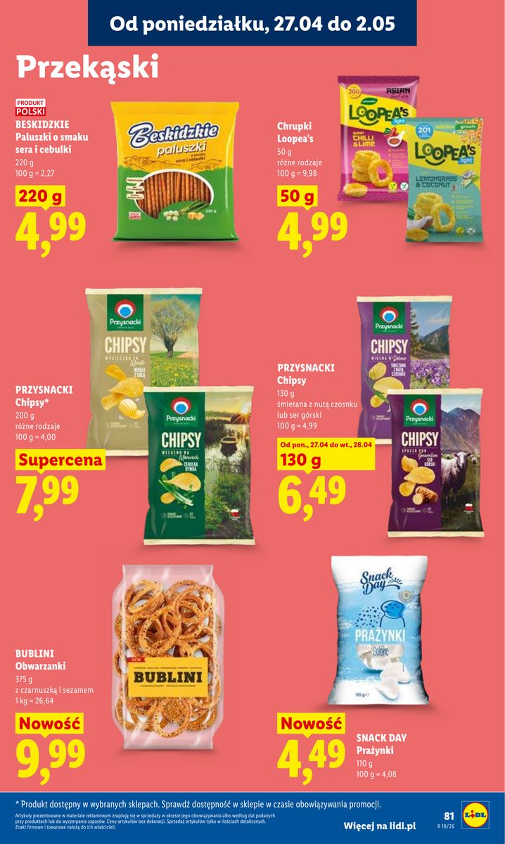 Lidl gazetka promocyjna 27.04-28.04.2026 — strona 81 z 97