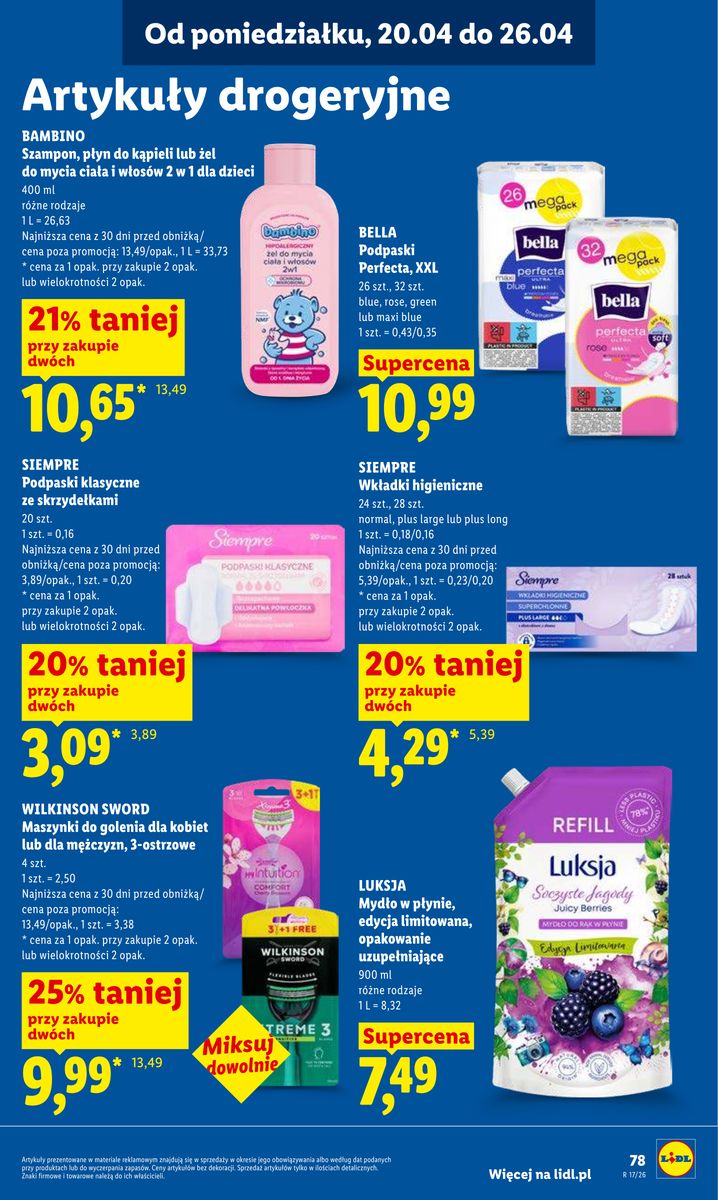 Lidl gazetka promocyjna 20.04-22.04.2026 — strona 81 z 94
