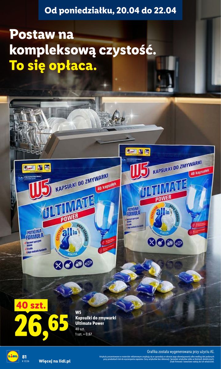 Lidl gazetka promocyjna 20.04-22.04.2026 — strona 84 z 94