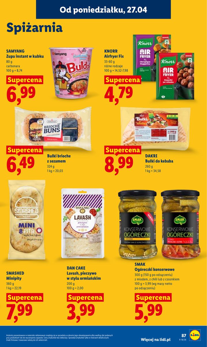 Lidl gazetka promocyjna 27.04-28.04.2026 — strona 87 z 97