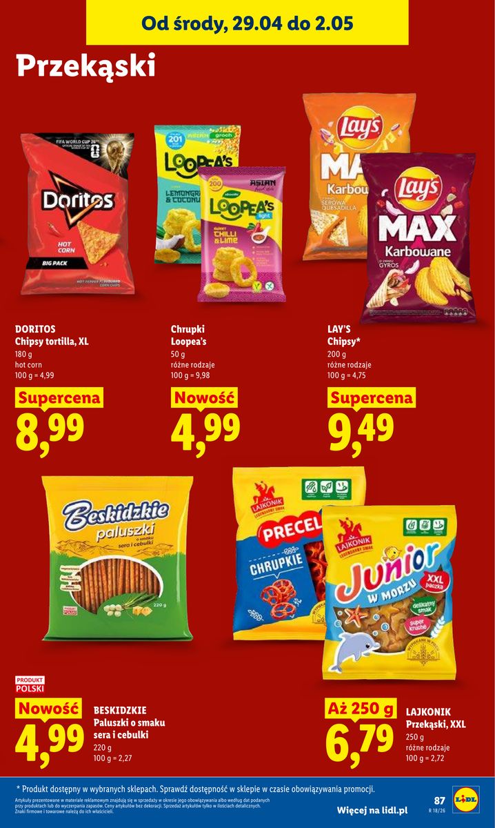 Lidl gazetka promocyjna 29.04-02.05.2026 — strona 91 z 107
