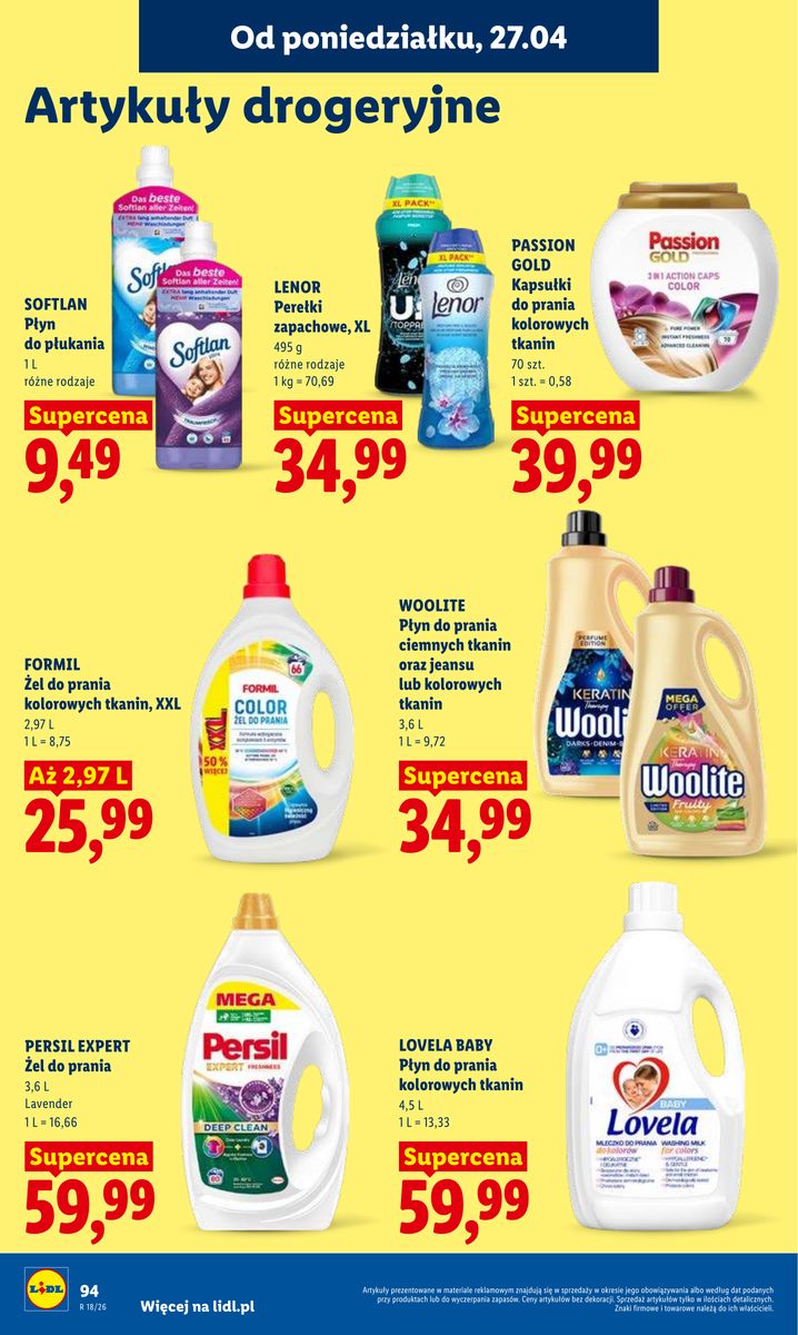 Lidl gazetka promocyjna 27.04-28.04.2026 — strona 94 z 97