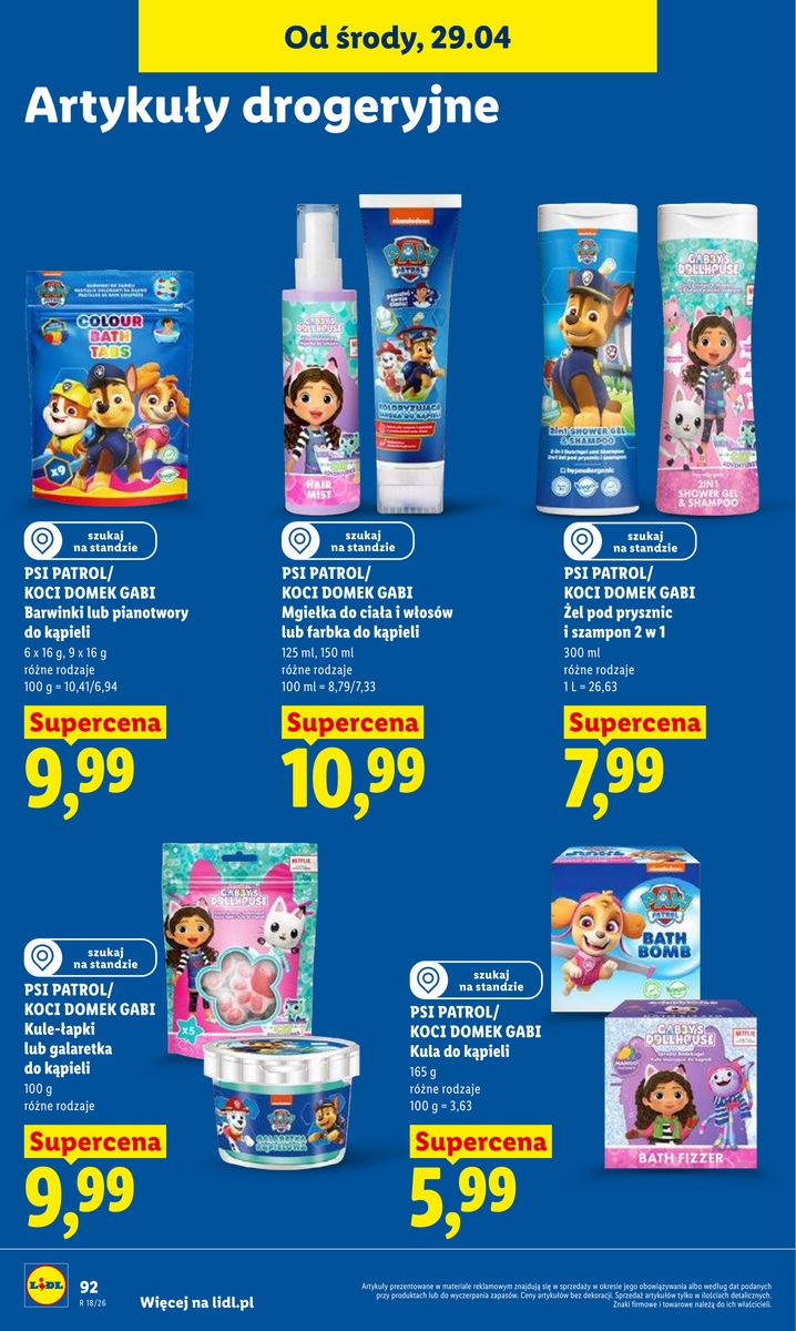 Lidl gazetka promocyjna 29.04-02.05.2026 — strona 98 z 107