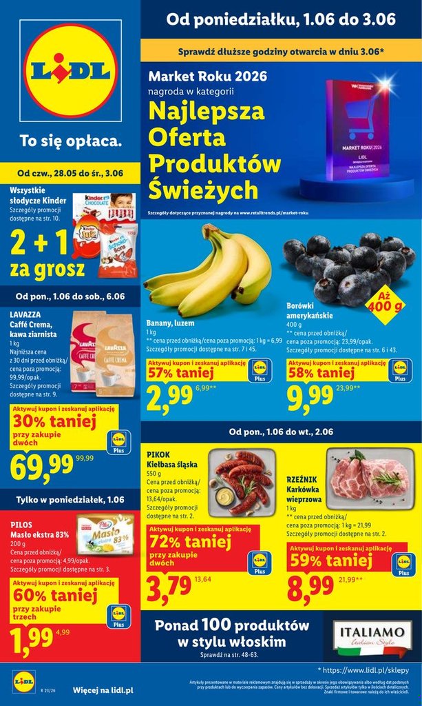 Lidl gazetka promocyjna 01.06-03.06.2026 — strona 1 z 101