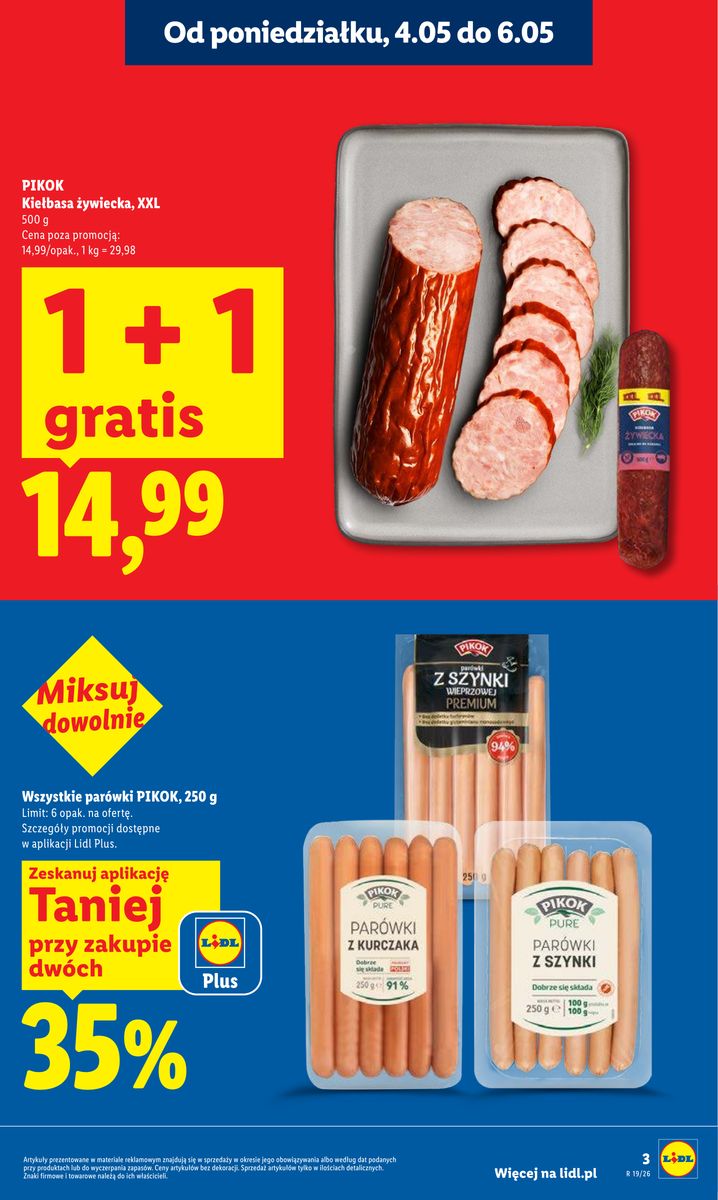 Lidl gazetka promocyjna 04.05-06.05.2026 — strona 3 z 92