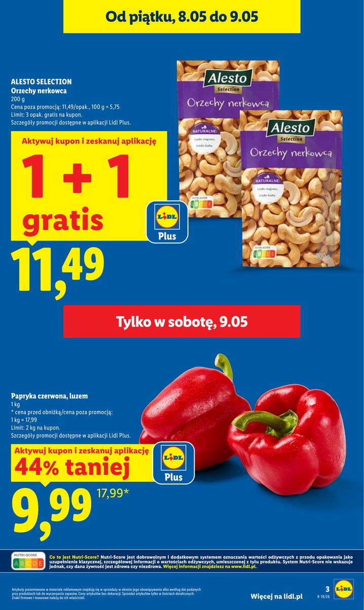 Lidl gazetka promocyjna 07.05-09.05.2026 — strona 3 z 104