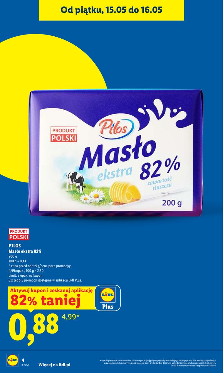 Lidl gazetka promocyjna 14.05-16.05.2026 — strona 4 z 84