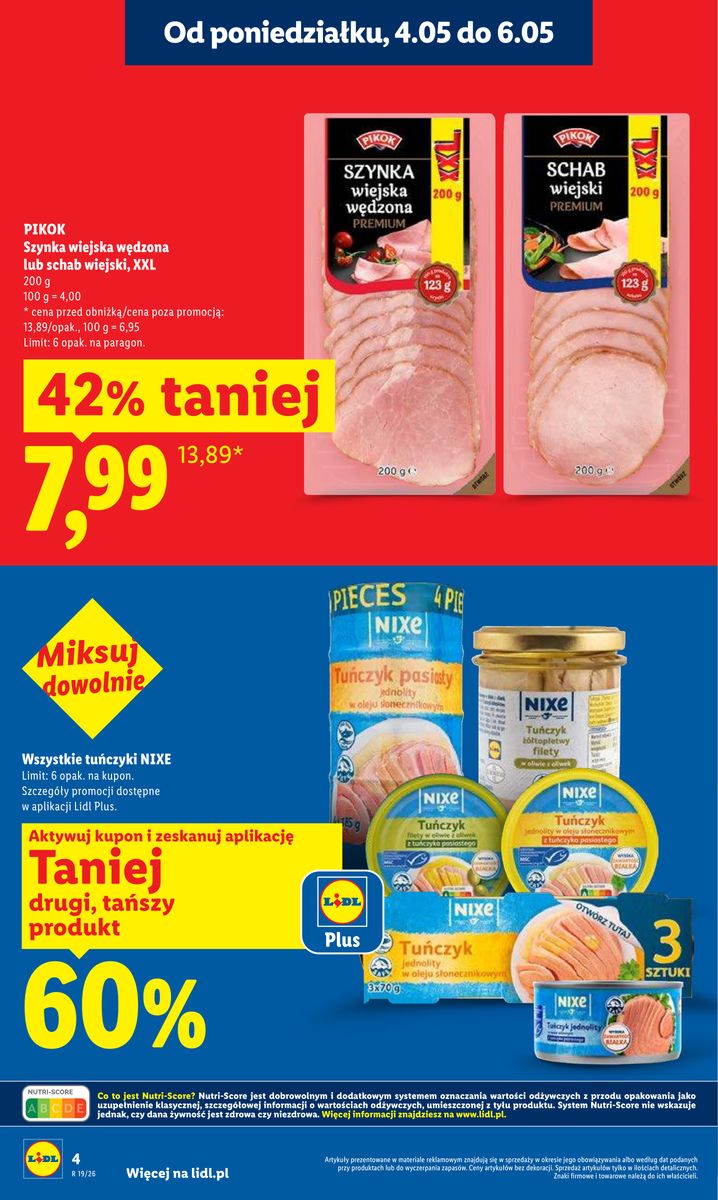 Lidl gazetka promocyjna 04.05-06.05.2026 — strona 4 z 92