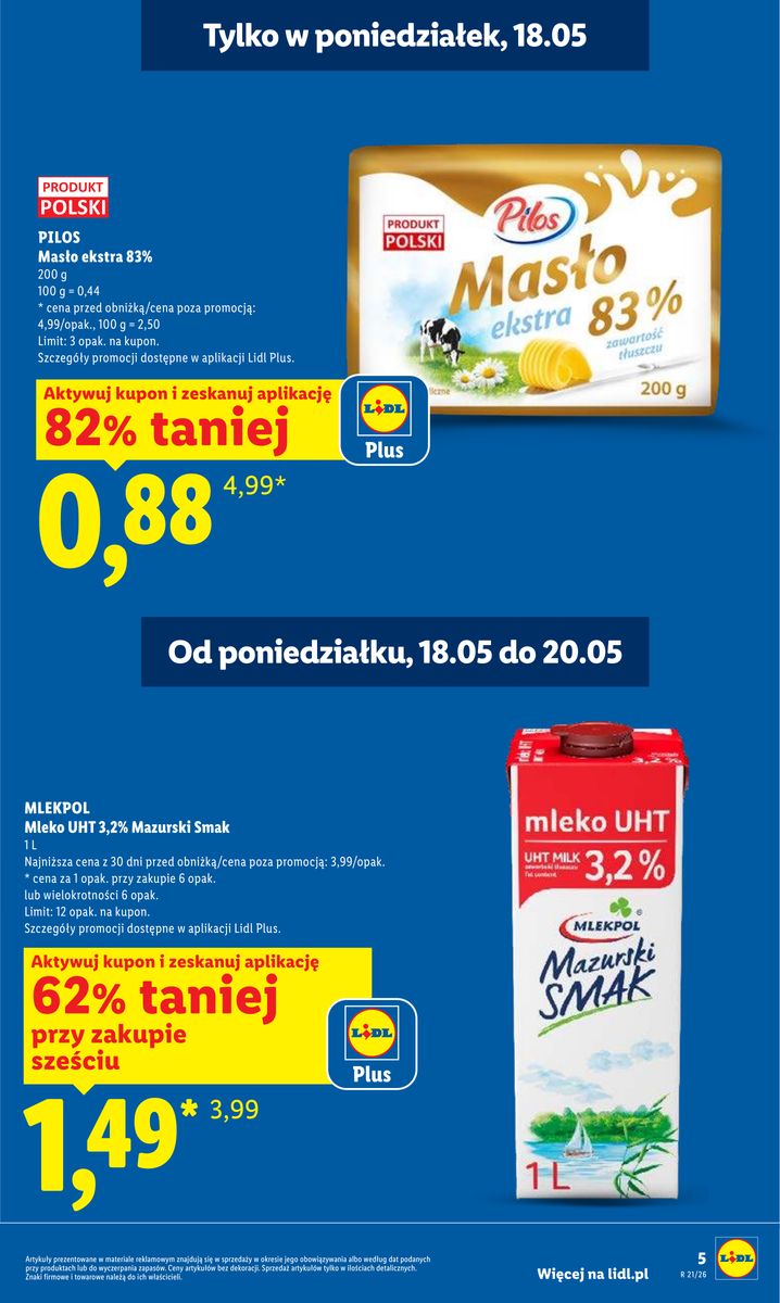 Lidl gazetka promocyjna 18.05-20.05.2026 — strona 5 z 97