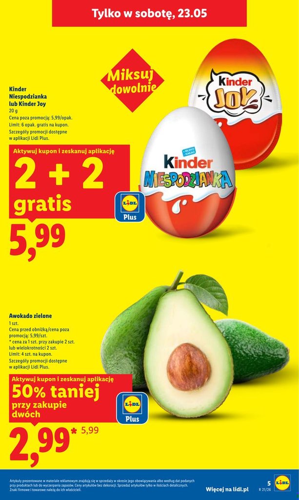 Lidl gazetka promocyjna 21.05-23.05.2026 — strona 5 z 81