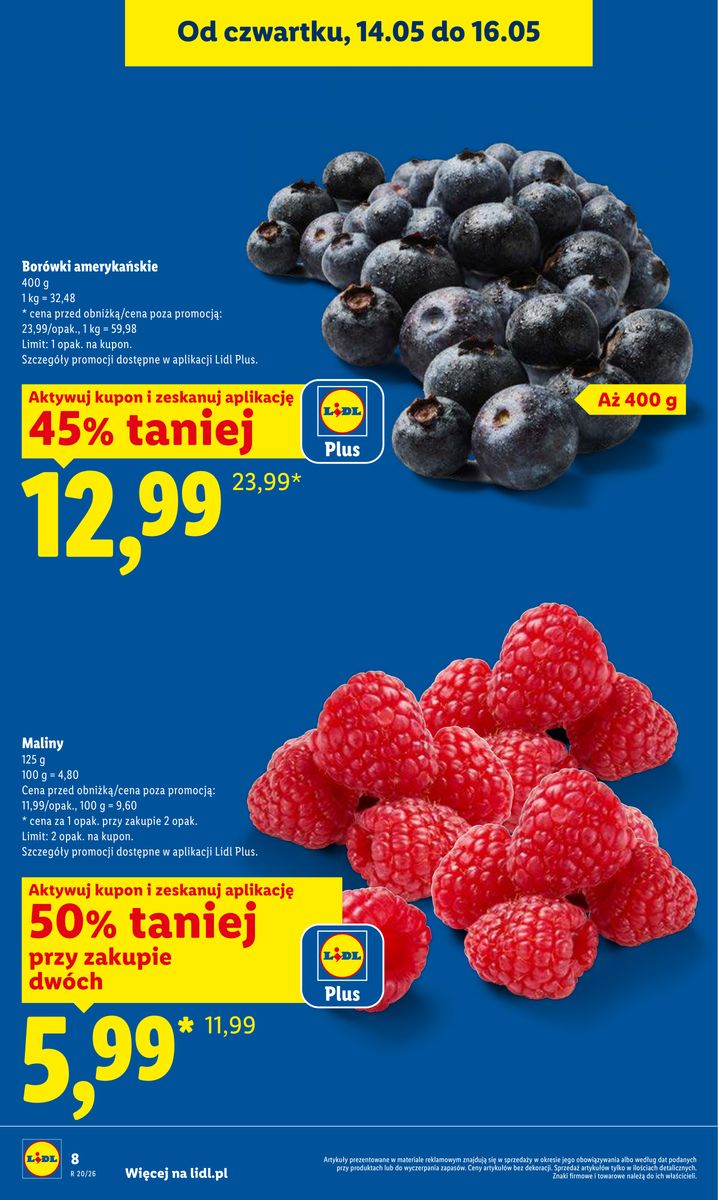 Lidl gazetka promocyjna 14.05-16.05.2026 — strona 8 z 84